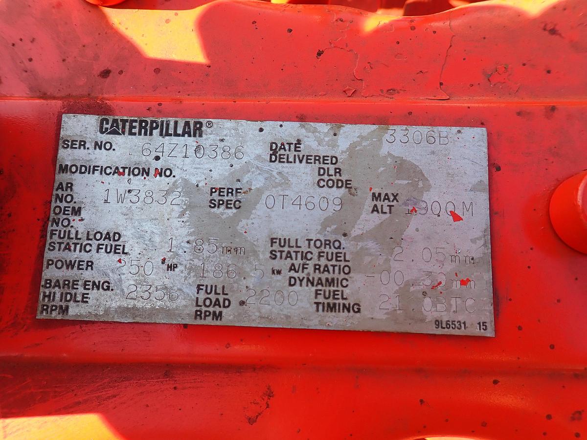 Refurbished 1990 CAT 3306 DI REBUILT Diesel Engine 1W-3832