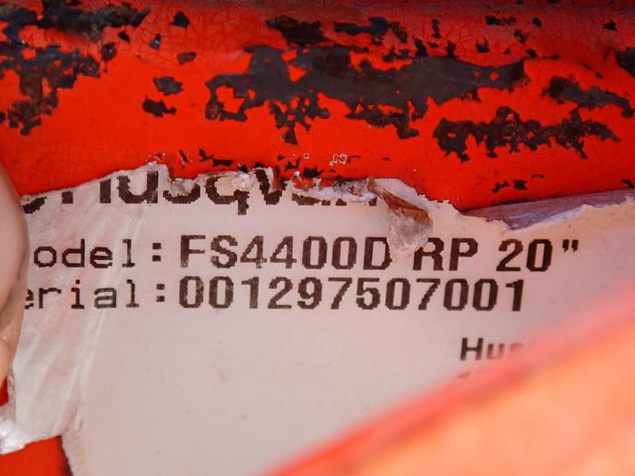 Used Husqvarna FS4400D Concrete Saw Pavement Cutter