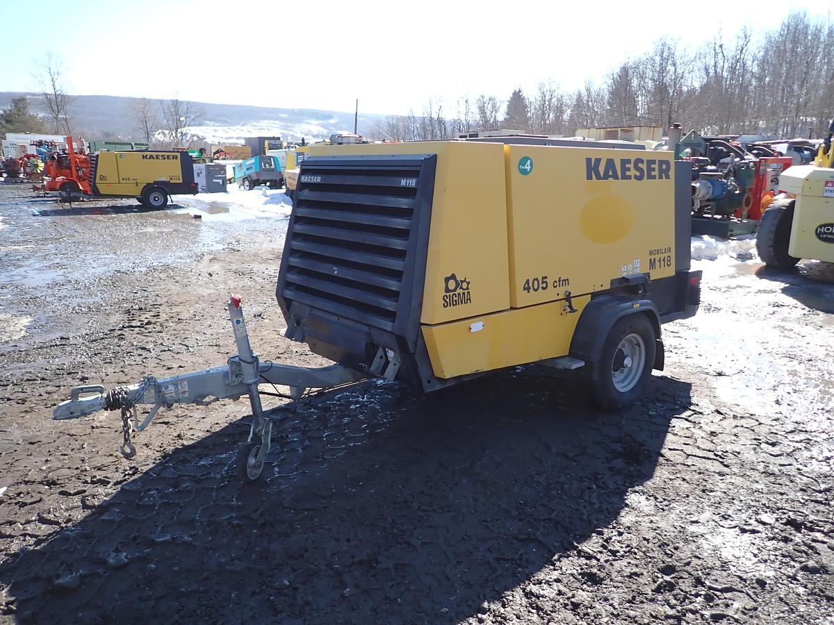 Used 2022 Kaeser M118 Mobilair 405 CFM Air Compressor 