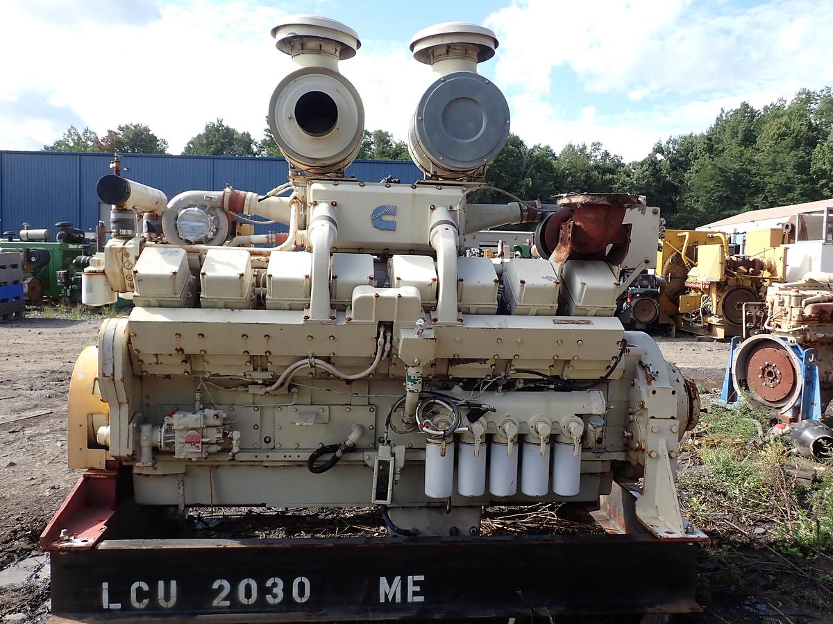 Used 1990 Cummins KTA50-M Marine Diesel Engine CPL 977