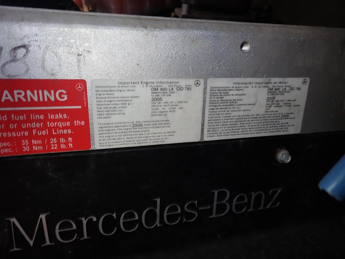 Used 2005 Mercedes OM460LA Turbo Diesel Engine 10,000 ORIGINAL MILES!