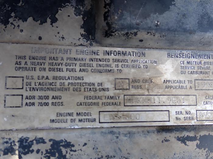 Used 1998 Mack EM7-300 ETECH Diesel Truck Engine