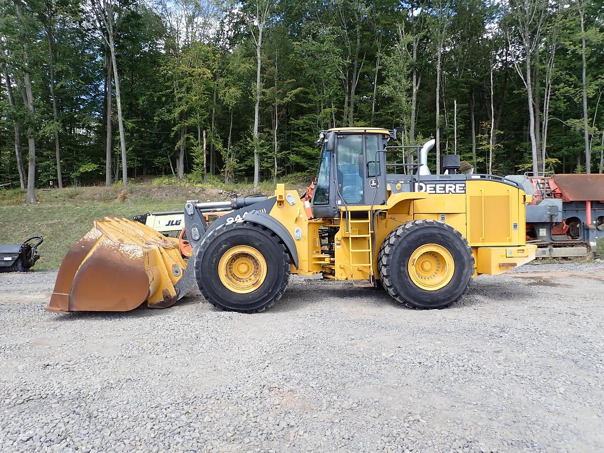 Used 2017 John Deere 844K III Wheel Loader AGGREGATE HANDLER