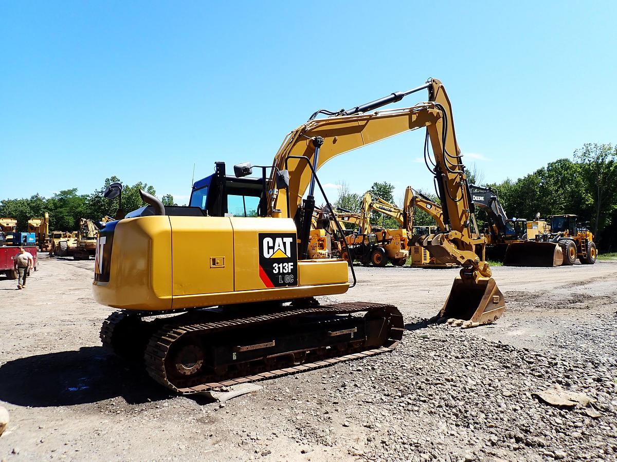 Used 2018 CAT 313FL GC Excavator HYDRAULIC THUMB