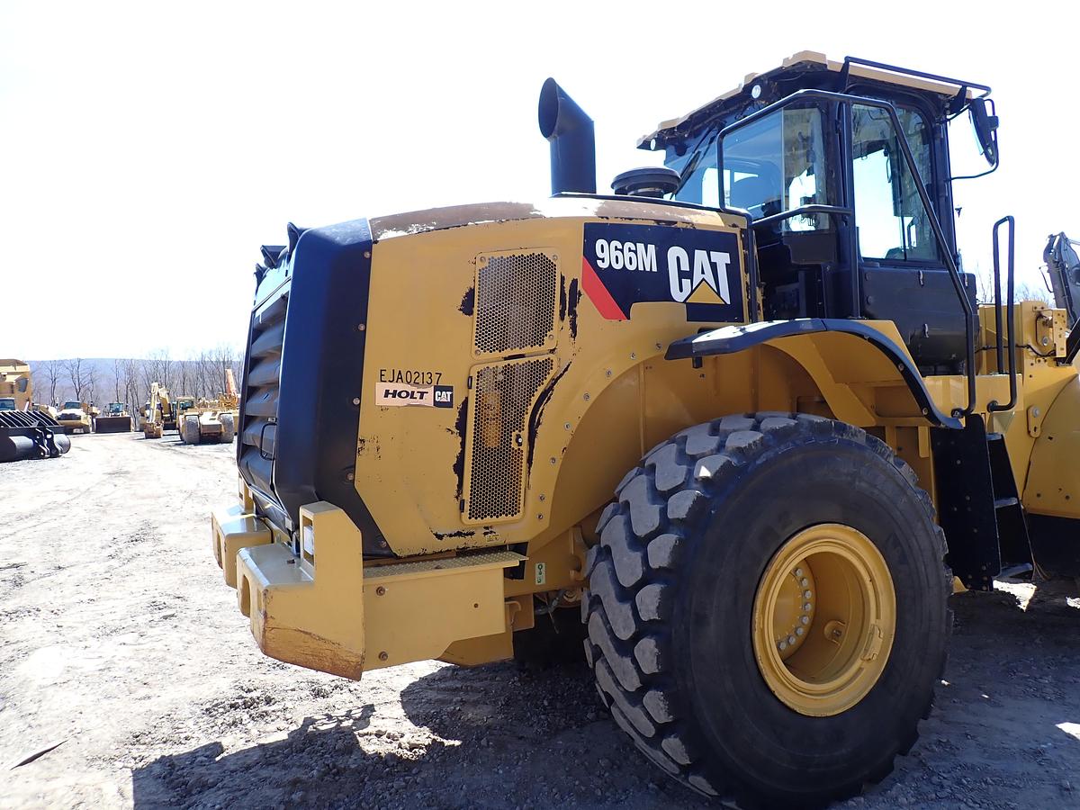 Used 2019 CAT 966M Wheel Loader Q/C & FORKS