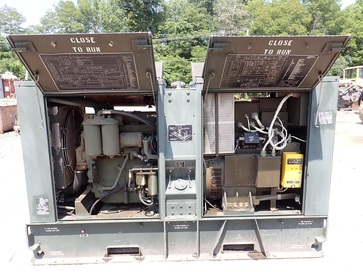 Used 1990 Libby MEP007B 100 KW Diesel Generator GOV'T SURPLUS