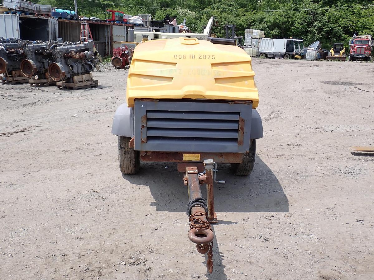 Used 2012 Atlas Copco XAS185JD7 185 CFM Air Compressor