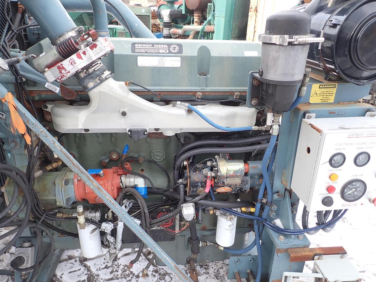 Used 2003 Detroit Diesel 14 Liter Industrial Power Unit 600 HP 