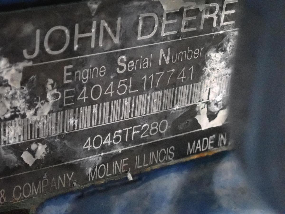 Used 2010 John Deere 4045TF280 Diesel Engine POWER UNIT