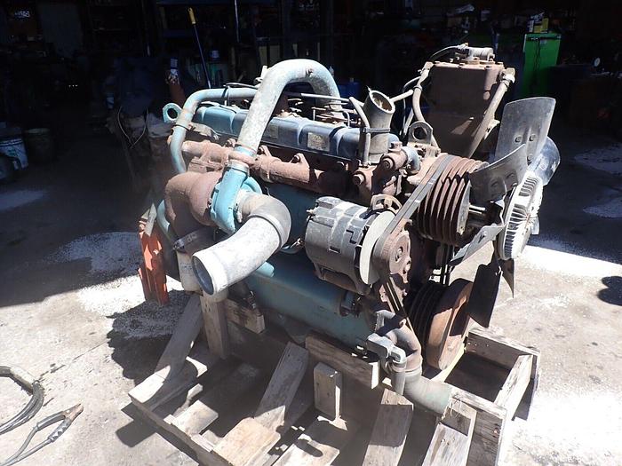 Used 1979 International DT466 Turbo Diesel Engine INDUSTRIAL! VIDEO! RUNS MINT IH DT