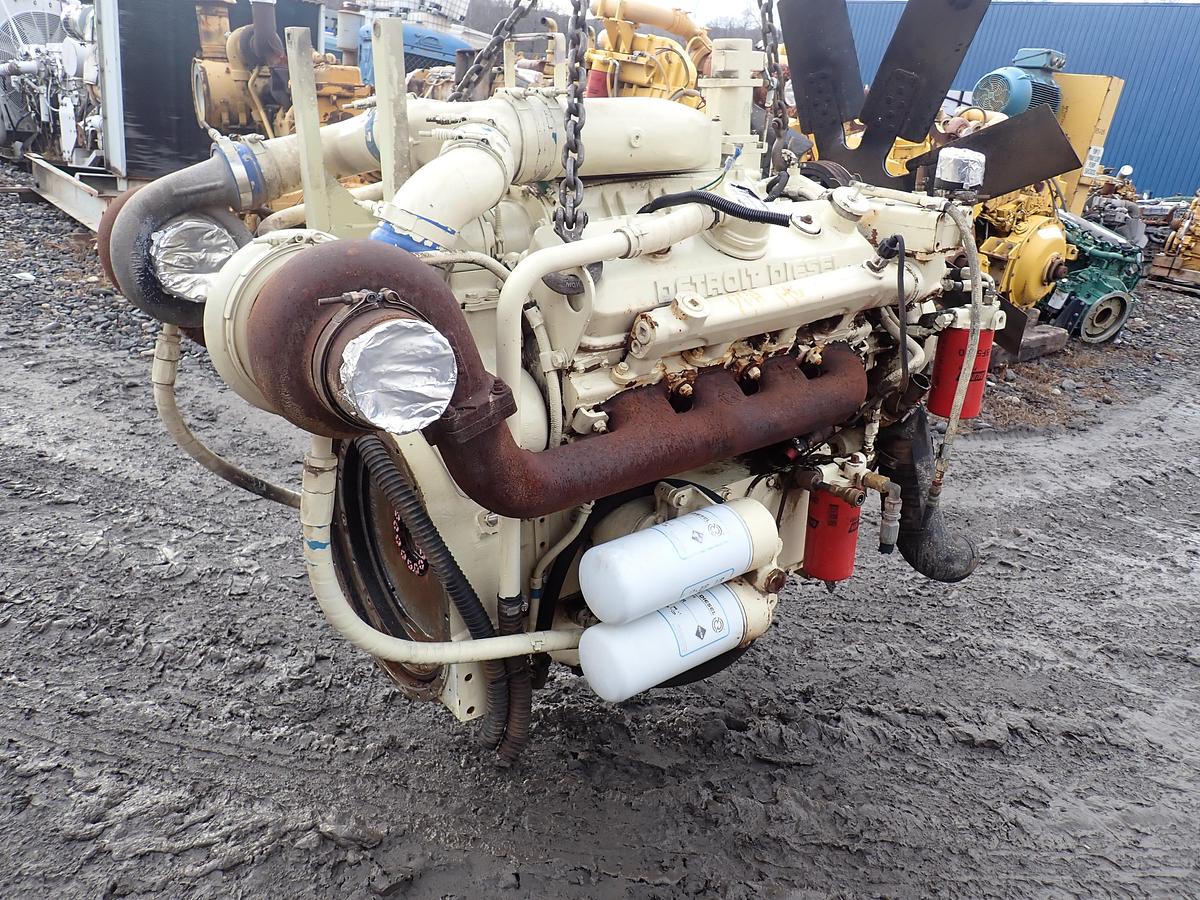 Used Detroit Diesel 8V92TTA Engine TWIN TURBO 1469 HOURS