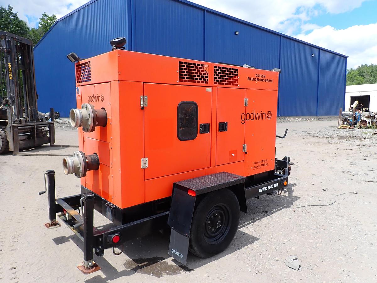 Used 2013 Godwin CD150M 6" Critical/Quiet Enclosure Water Pump