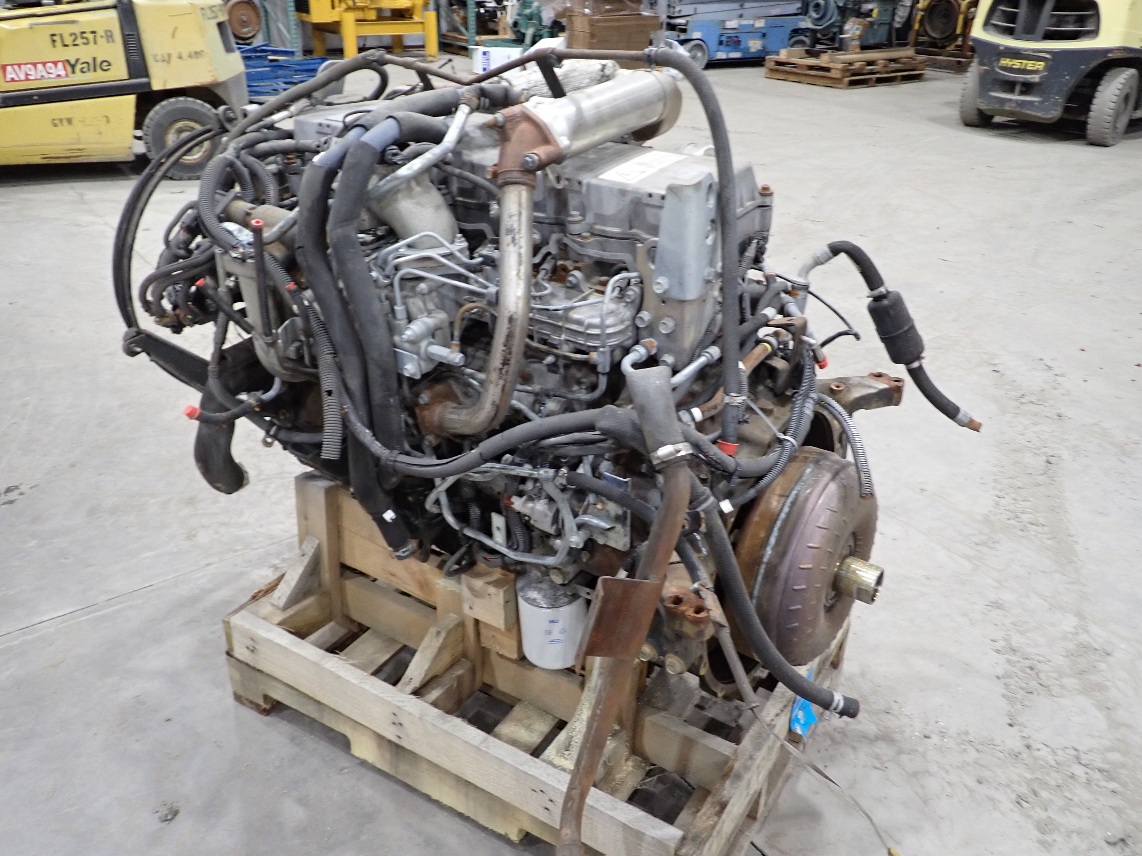 Used 2008 Isuzu 6HK1 Diesel Truck Engine