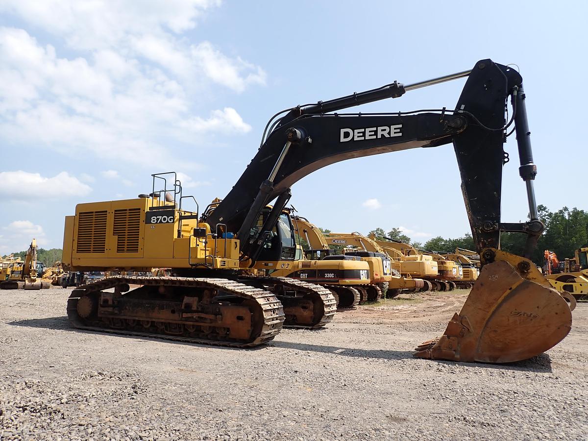 Used 2021 John Deere 870G LC Hydraulic Excavator MASS EXCAVATING BOOM