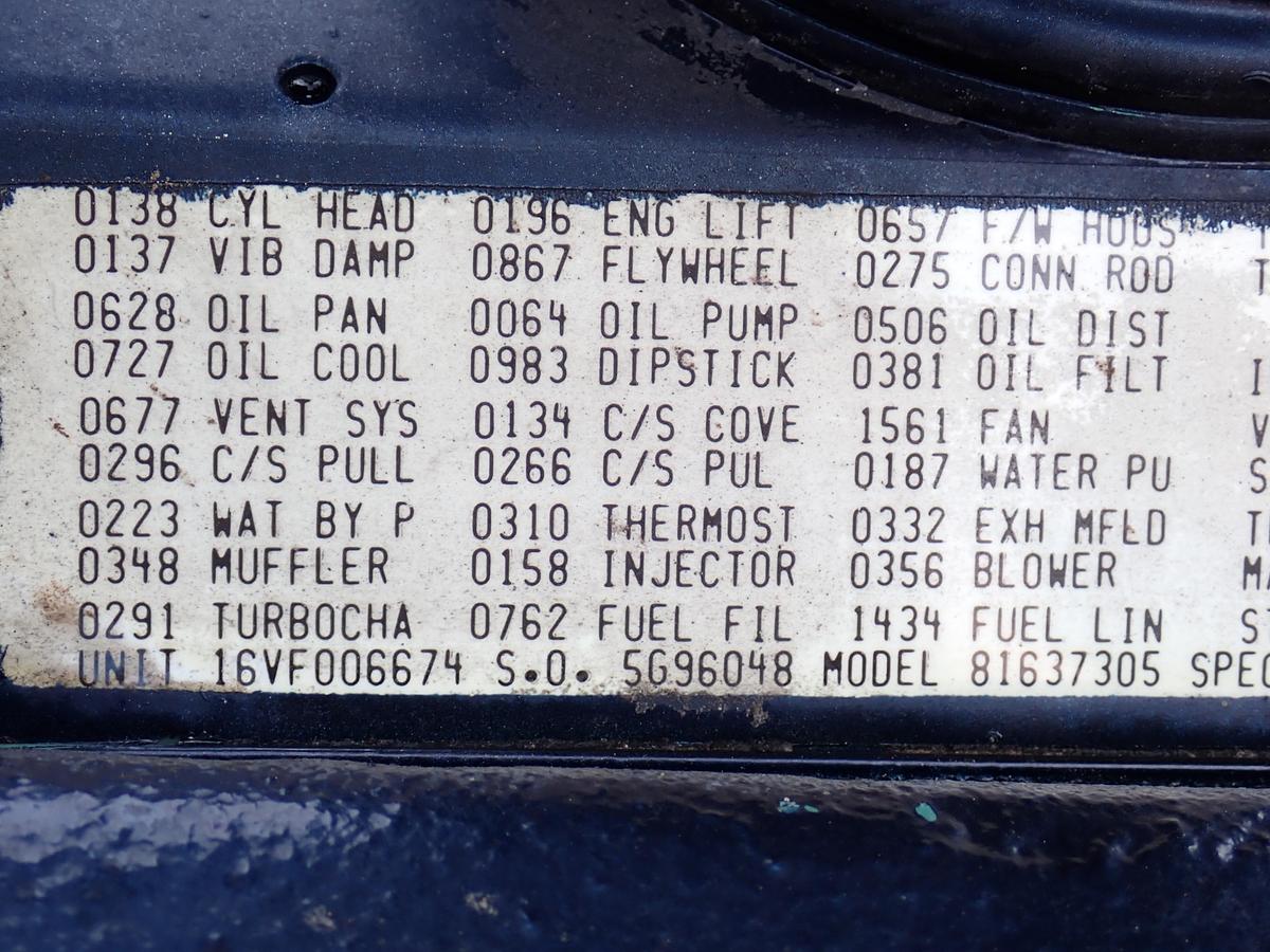 Used Detroit Diesel 16V92TTA Engine POWER UNIT 16V92