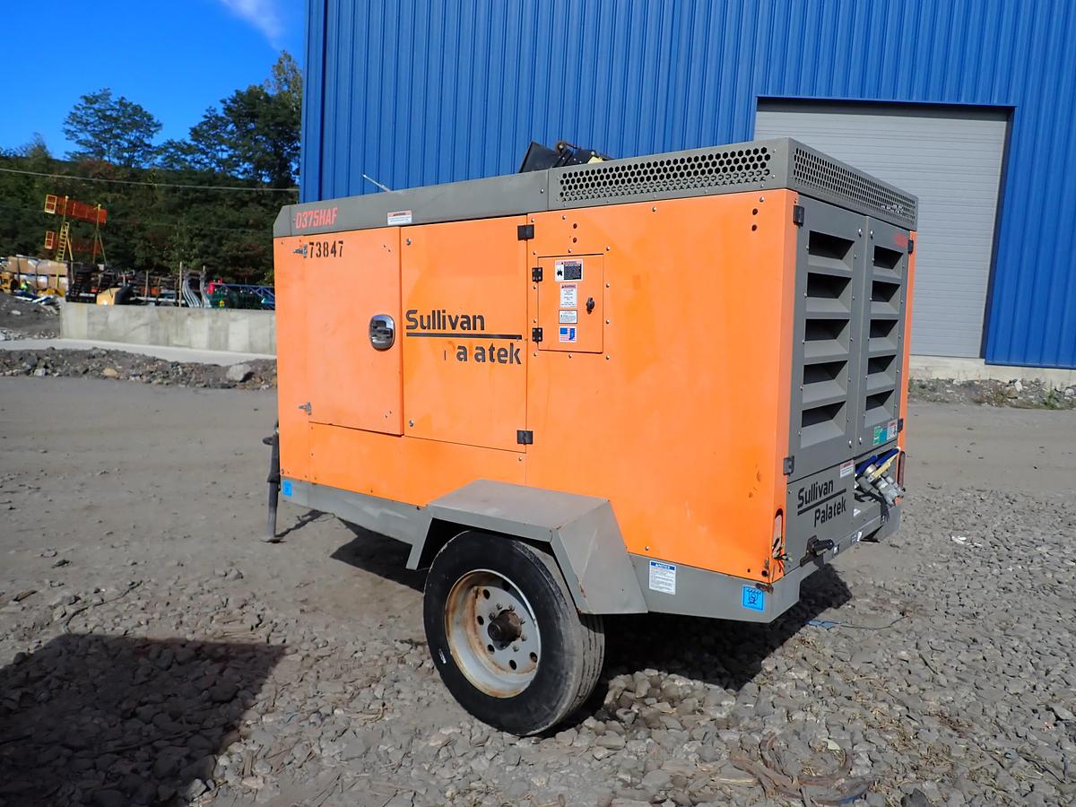 Used 2019 Sullivan Palatek D375PHJD4AF 375 CFM Air Compressor
