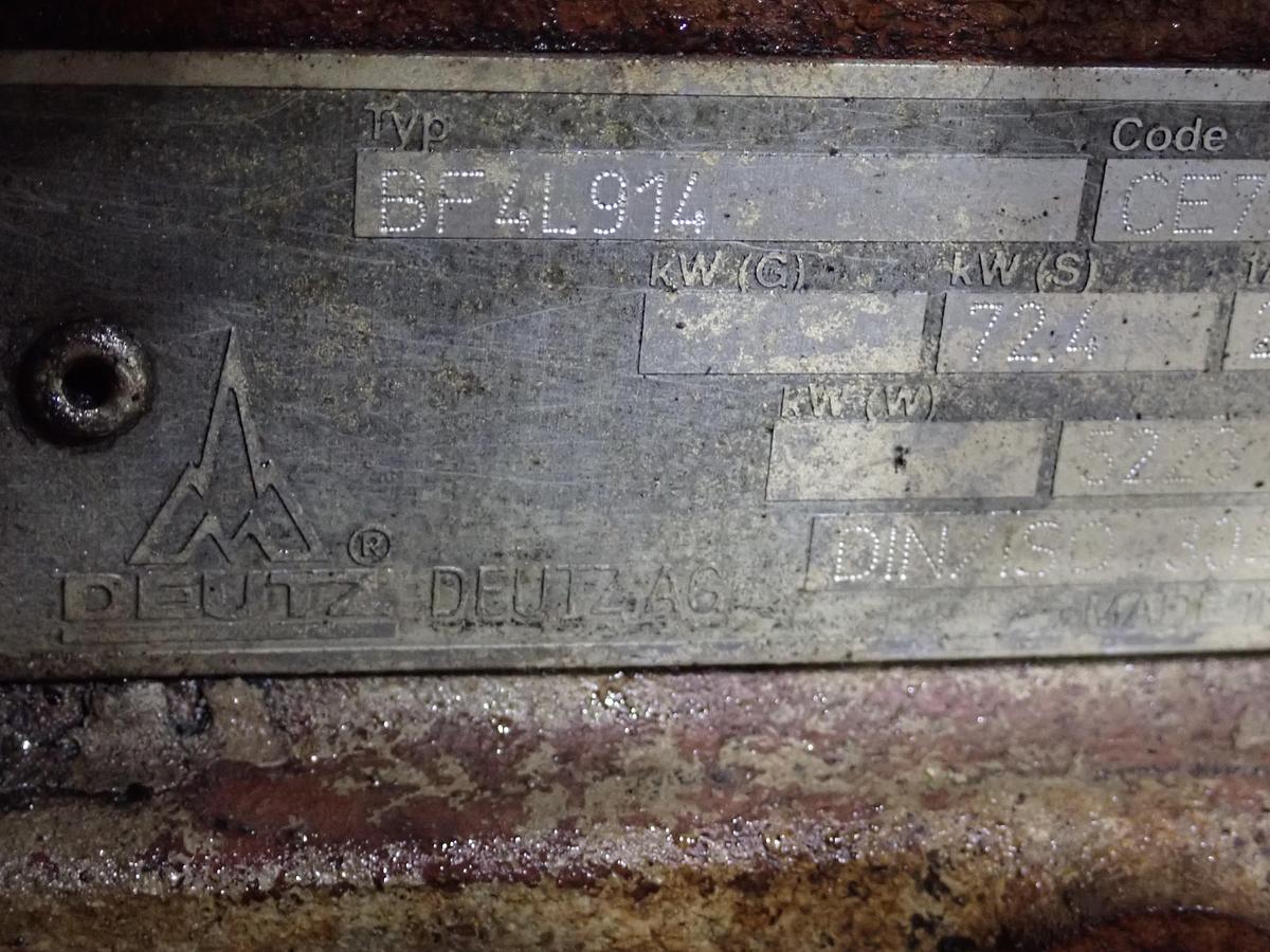 Used Deutz BF4L914 Turbo Diesel Engine