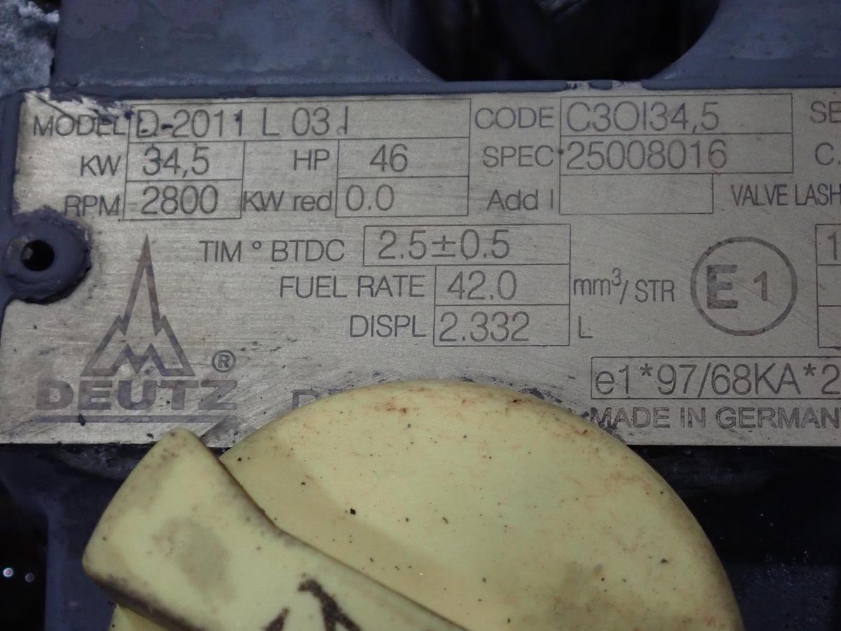 Used 2011 Deutz D2011 L03I