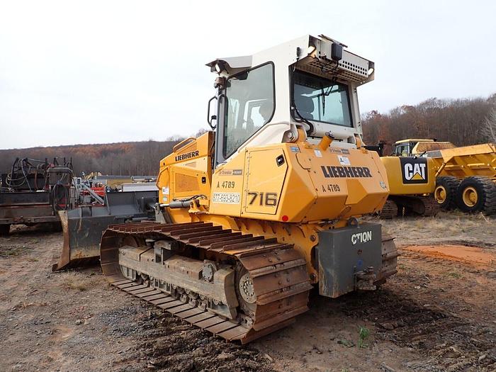 Used 2018 Liebherr PR716 LGP Crawler Dozer LOW HOURS! 6 Way Blade 30" Pads A/C