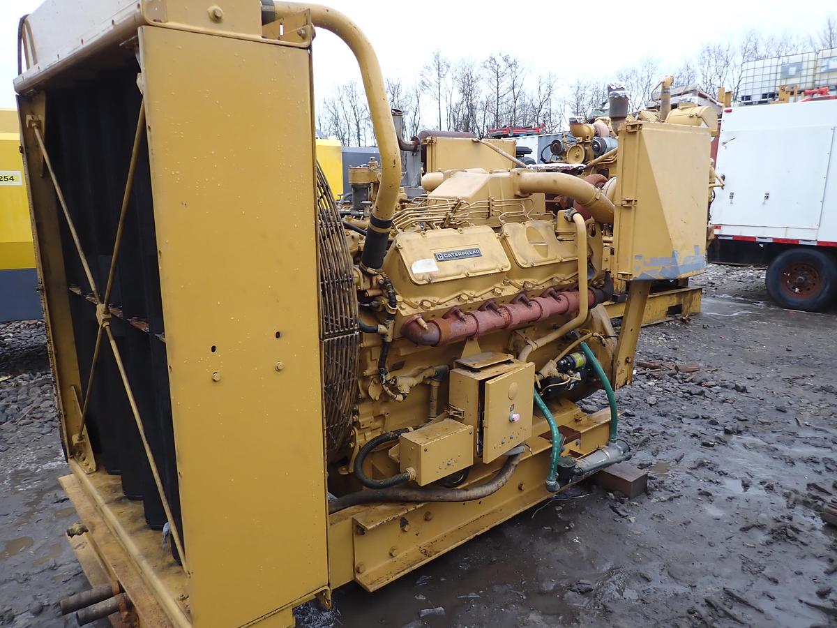 Used 1987 CAT 3412 DITA Twin Turbo Diesel Engine POWER UNIT 890 HP 1300 HOURS