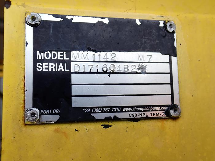 Used 2018 Thompson 6JSC 6" Enclosed Water Pump PORTABLE