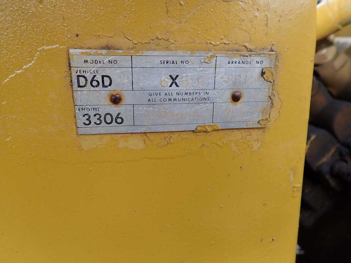 Used CAT 3306 PC Turbo Diesel Engine D6D DOZER! 7N1535