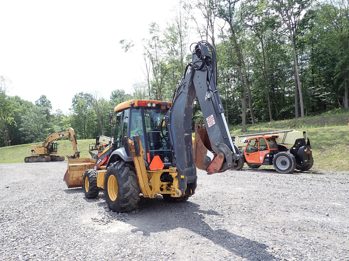 Used 2018 John Deere 410L Loader Backhoe LOADED! Q/C FORKS EXTENDAHOE