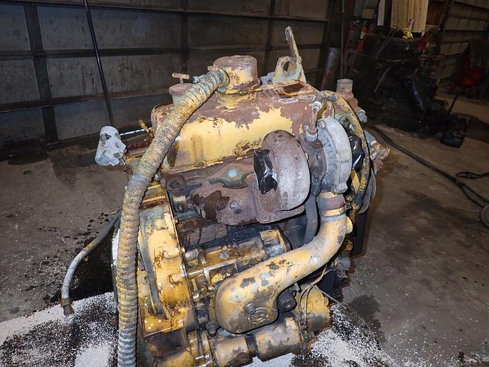 Used Detroit Diesel 3-53T Turbo Engine VIDEO! BYPASS BLOWER Silver 353 3-53 GM