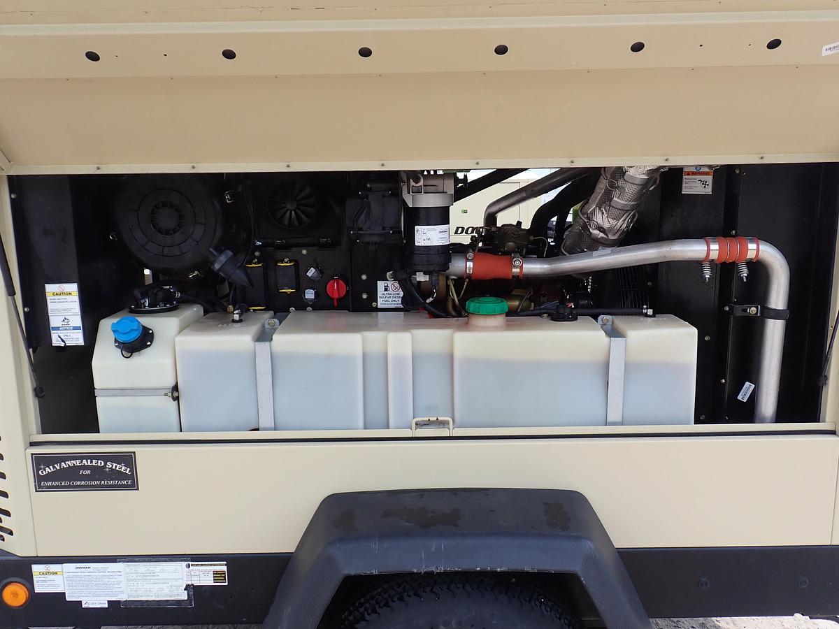 Used 2023 Doosan P425/HP375 Air Compressor 409 HOURS!