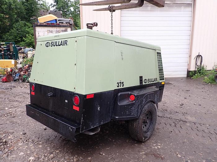 Used 2008 Sullair 375CA3 375 CFM Air Compressor VIDEO! CAT Diesel Towable PRE EMISSIO