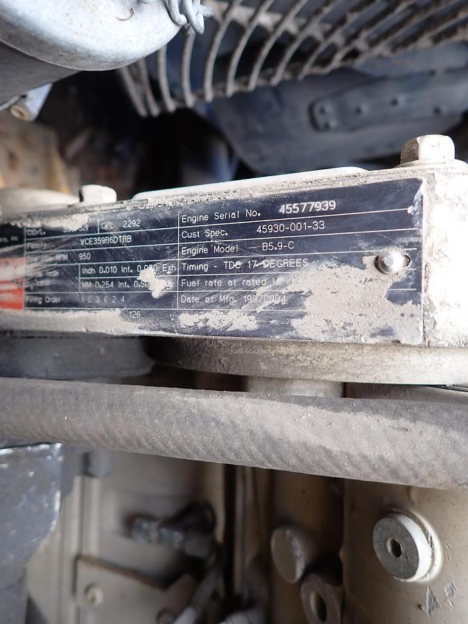 Used 1997 Cummins 6BTA 5.9 Turbo Diesel Engine P PUMP CPL 2292 