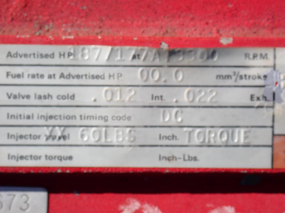 Used 1981 Cummins V504-F2 Diesel Engine