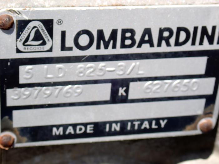 Used Lombardini 5LD825-3 Diesel Power Unit