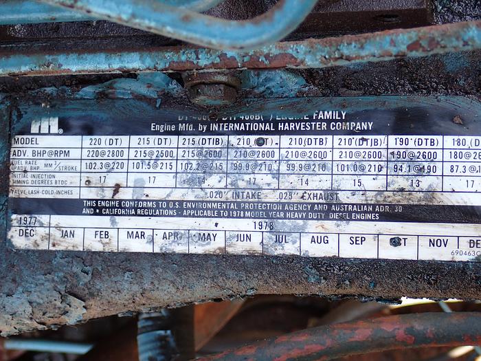 Used 1977 International DT466B