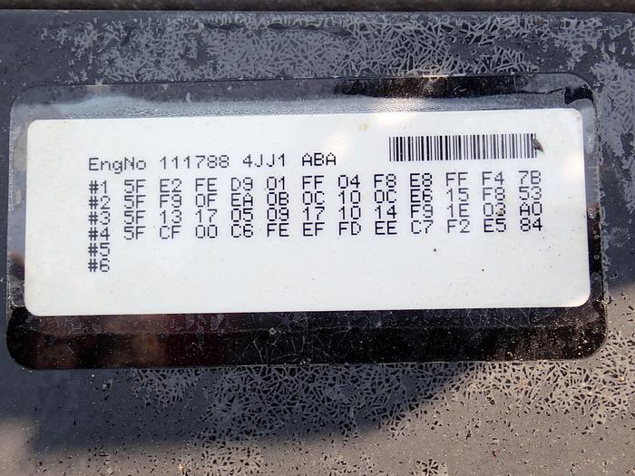 Used 2008 Isuzu 4JJ1-TDJAA-01 Diesel Engine Power Unit