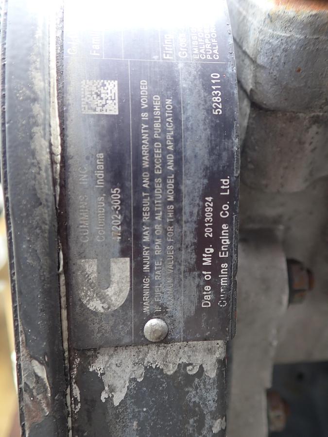 Used 2013 Cummins QSC 8.3 Diesel Engine CPL 8630