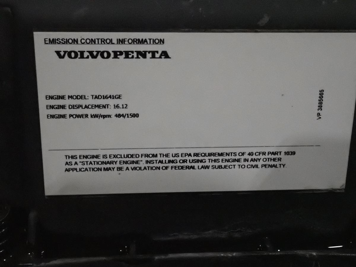 Used 2006 Volvo TAD1641GE Diesel Engine