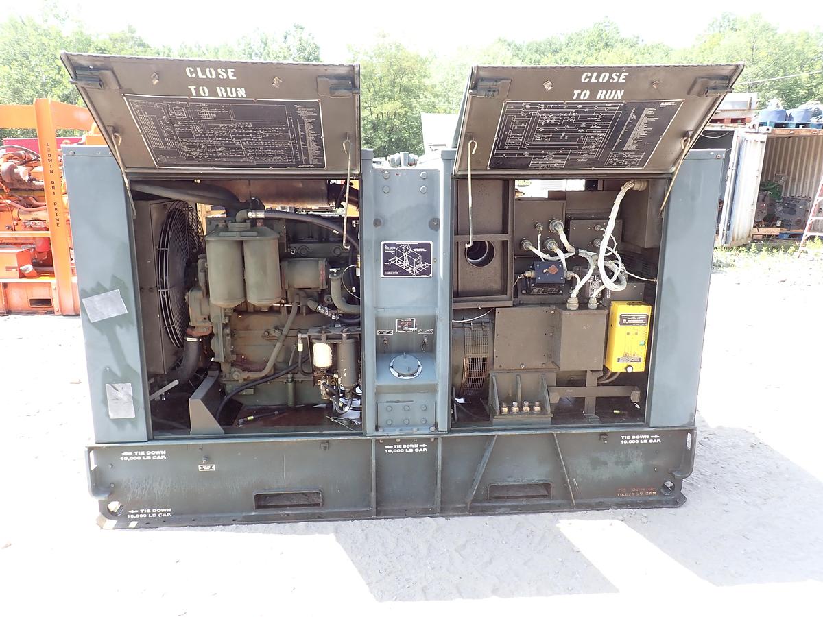 Used 1990 Libby MEP007B 100 KW Diesel Generator GOV'T SURPLUS