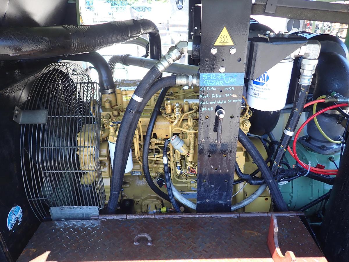 Used 2012 Sullair 375CA3 375 CFM Air Compressor CAT DIESEL