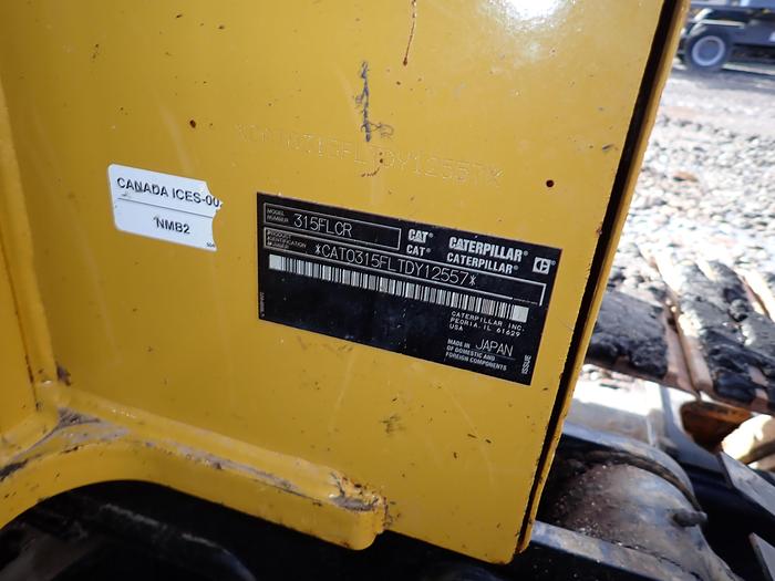 Used 2019 CAT 315F LCR