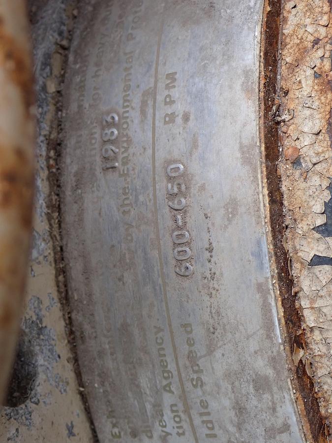 Used 1984 Cummins NHC250 GOV'T SURPLUS TRUCK ENGINE SMALL CAM 855