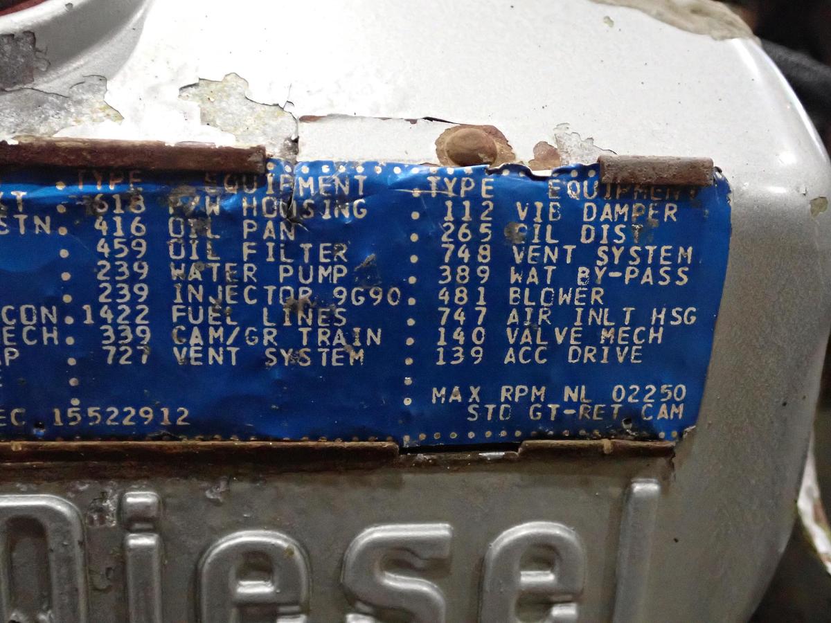 Used Detroit Diesel 8V92TA