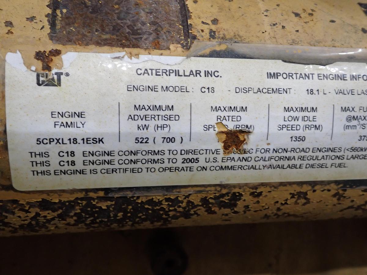 Used 2005 CAT C18 Diesel Engine TAKEOUT D9T AR # 205-8603