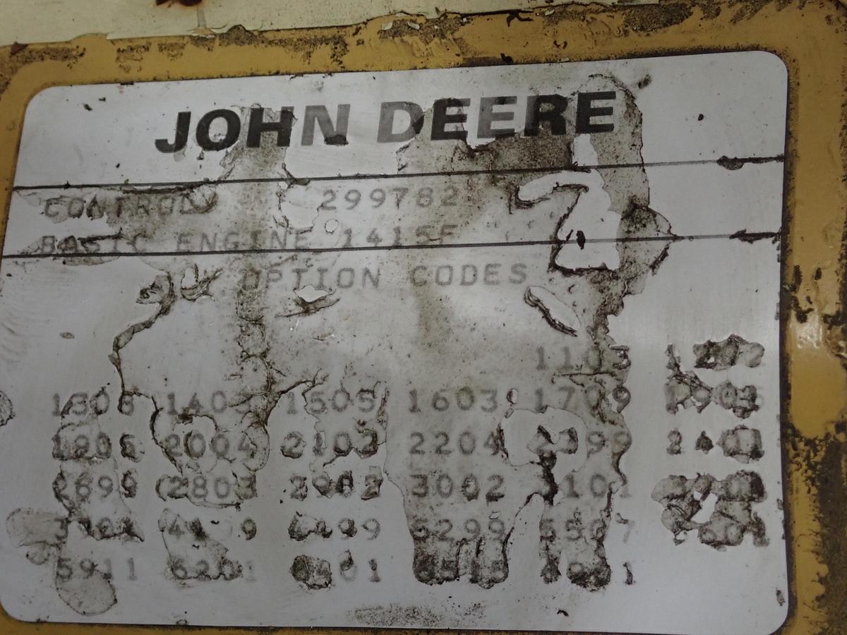 Used John Deere 6359TF002 Turbo Diesel Engine VERY LOW HOURS!