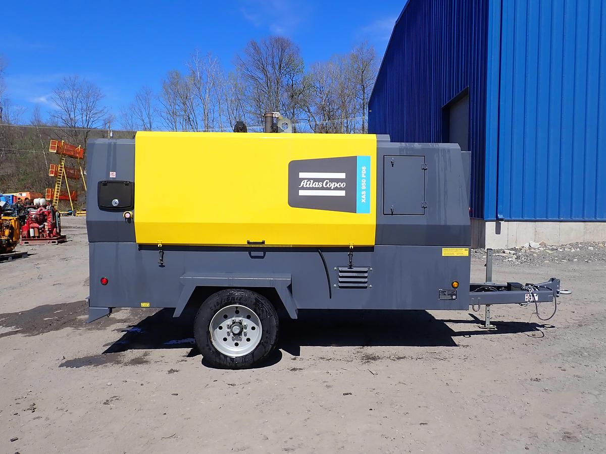 Used 2020 Atlas Copco XAS950 PD8 950 CFM Air Compressor 490 HOURS!!
