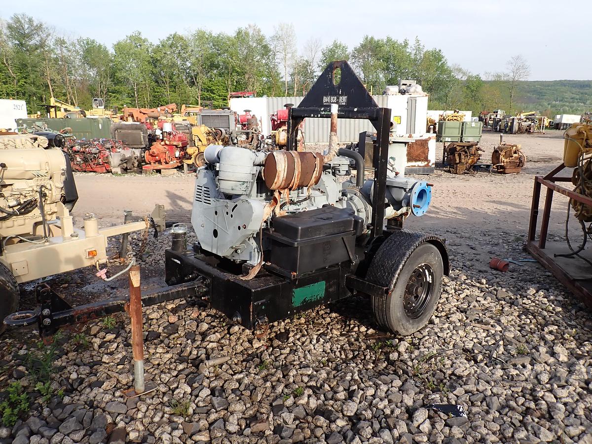 Used Pioneer PP66S12L71 6" Water Pump DEUTZ DIESEL 1579 HOURS