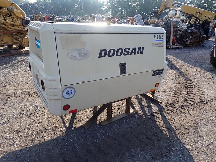Used 2013 Doosan P185WJD-FX-T4I Air Compressor Deere Diesel