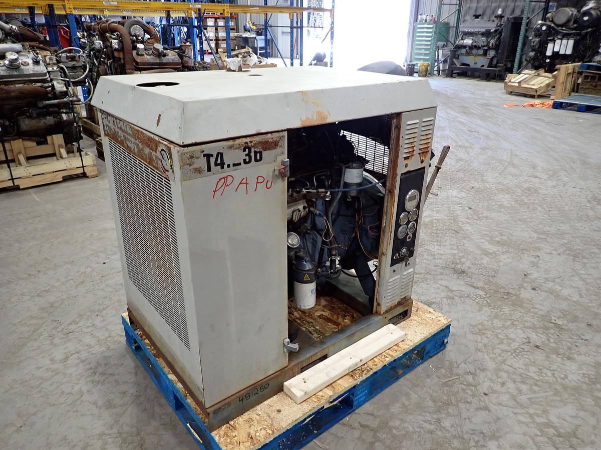 Used Perkins T4.236 Diesel Engine POWER UNIT w/ PTO CLUTCH