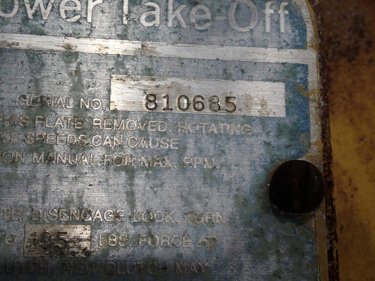 Used Perkins T6.354 Turbo Diesel Engine POWER UNIT w/ PTO Clutch
