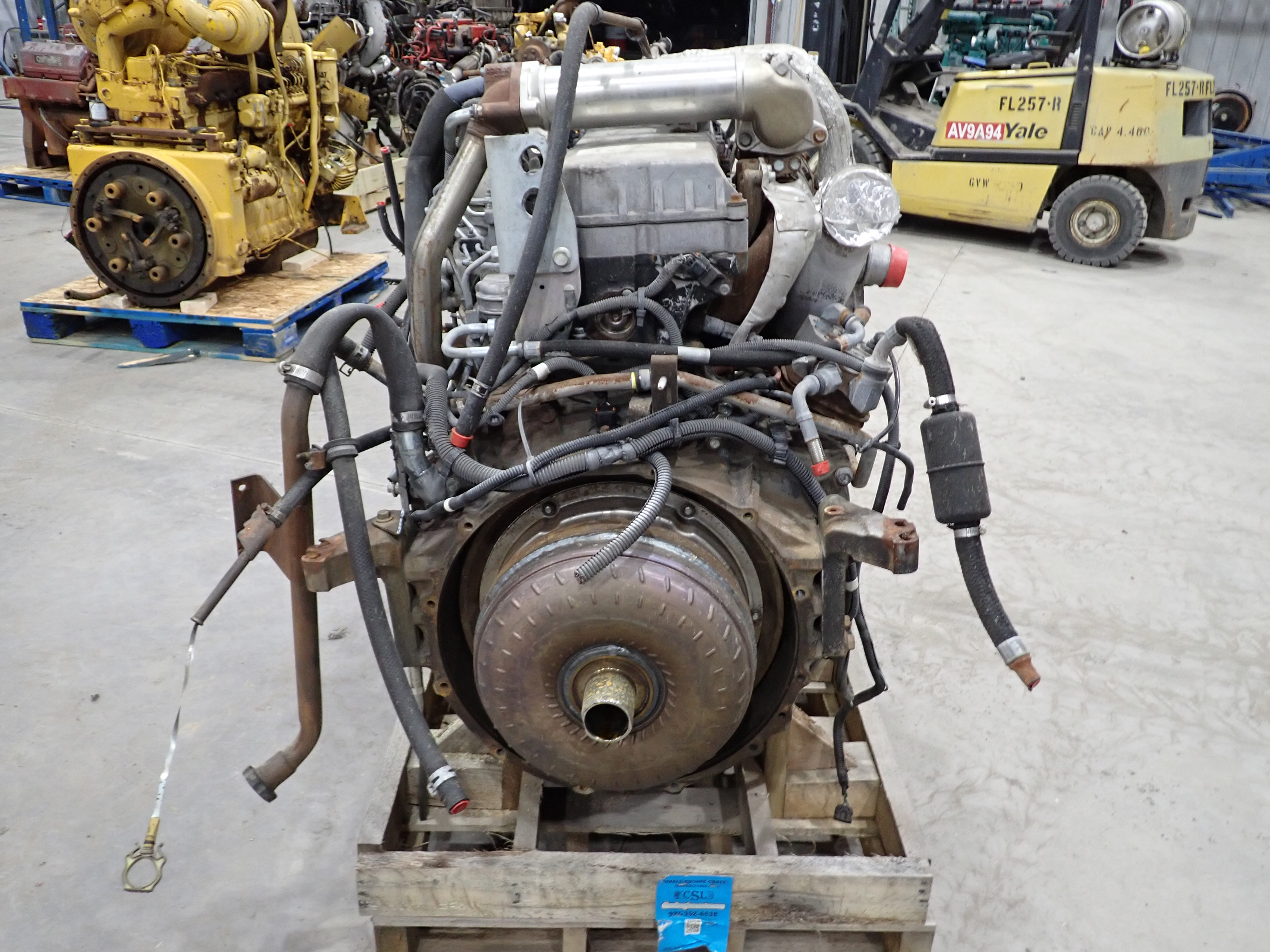 Used 2008 Isuzu 6HK1 Diesel Truck Engine
